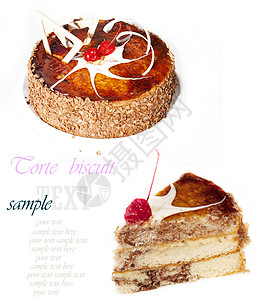 甜甜饼干派 纸杯蛋糕 生日 糖 脆皮 吃 浆果 樱桃 巧克力图片