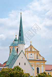 Altottting教堂教会 屋顶 精神 宗教图片
