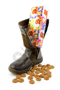 荷兰典型庆祝活动 Sinterklaas 饼干 糖果图片