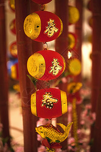 中国新年奖章 运气 假期 月球 文化 节日背景图片
