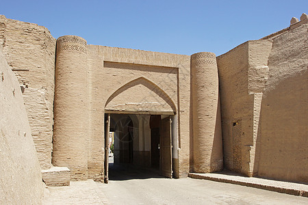 乌兹别克斯坦Khiva市城墙 历史 中东 亚洲图片