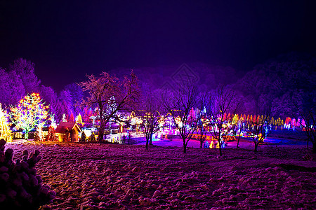 福雷斯特雷斯特山谷的圣诞村图片