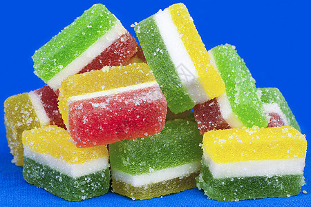 甜甜果冻糖果 有糖和糖的不同颜色图片
