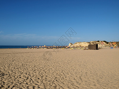 葡萄牙阿尔加维地区南部海岸的海滩 萨格里什 太阳图片