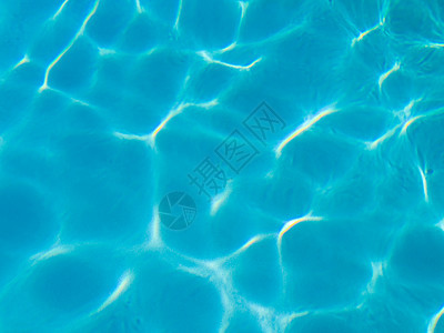 蓝游泳池水 清爽 阳光 液体 水下 健康 海洋 温泉 假期图片
