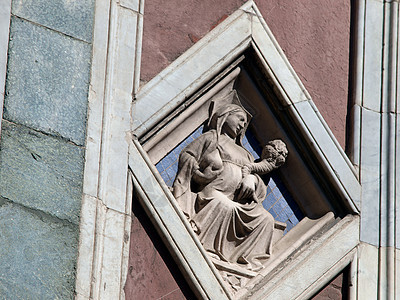 佛罗伦萨-坎帕尼莱 建筑学 意大利 雕像 错综复杂 圣玛丽亚德尔菲奥雷 白色的图片