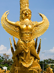 泰国省公园金蜡雕塑 装饰品 蜡烛 寺庙 历史 蜡像图片
