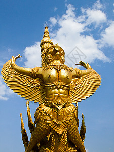 泰国省公园金蜡雕塑 宗教 假期 艺术 装饰品 树 旅行图片