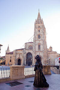 拉摄金塔 奥维多 入口 奥维耶多 宗教 大教堂 雕塑图片
