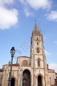 奥维多圣萨尔瓦多大教堂 纪念碑 奥维耶多 塔 正方形图片