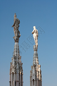 星光的标志 建筑学 圣洁 历史性 雕像 大教堂 信仰 米兰大教堂图片