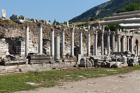 古希腊城埃菲苏斯的废墟 遗产 地标 土耳其 古老的 亚洲图片