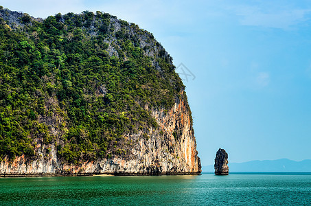 泰国Phang Nga湾岛屿景观图景图片