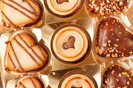 心脏曲心饼干 曲奇饼 诱惑 假期 卡路里 礼物 巧克力图片