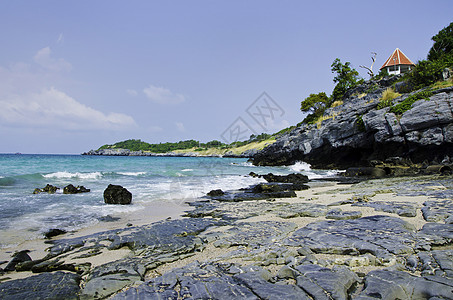 泰国的西昌岛 支撑 山 假期 阳光 海景 风景 泻湖图片