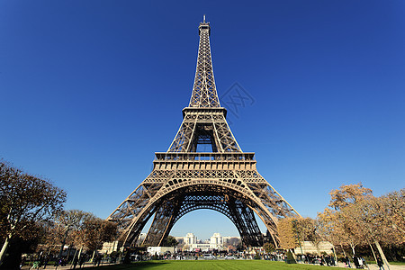 著名的埃菲尔塔 美丽 访问 吸引力 欧洲 建筑 巴黎 云景图片