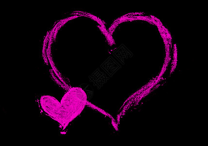 绘画心心 爱 恋情 礼物 展示 情人节 粉色的 简单的图片