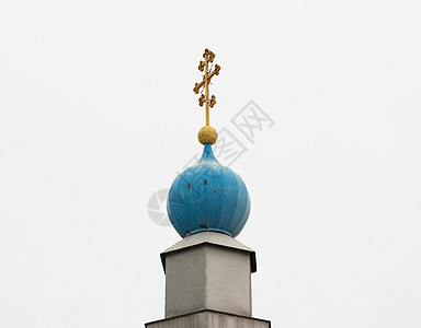 东正教十字会 传统的 寺庙 基督教 圆顶 建筑 教会背景图片