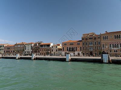 威尼斯 运河 遗产 地中海 屋顶 观光 汽艇图片