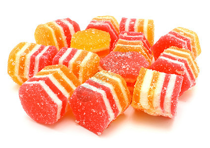 多色水果果糖 品尝 耐嚼的 童年 含糖的 吃 果冻 气泡图片