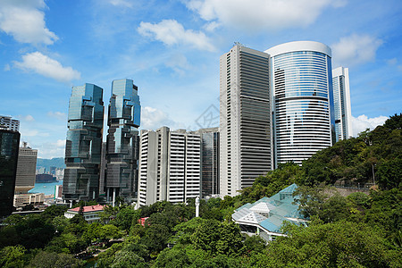 香港 旅游 美丽的 商业 港口 办公室 建筑 金融图片