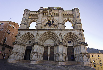 Cuenca大教堂 西班牙卡斯蒂利亚拉曼查 悬空屋 历史性图片