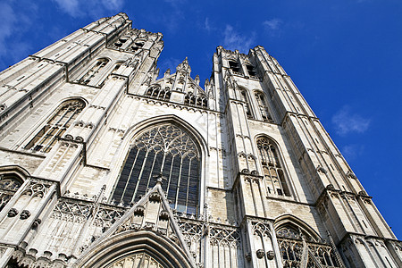布鲁塞尔圣迈克尔和圣古杜拉教堂 建筑学 著名的 旅游图片