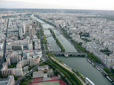 法国埃菲尔 Tour Eiffel 的巴黎全景图片