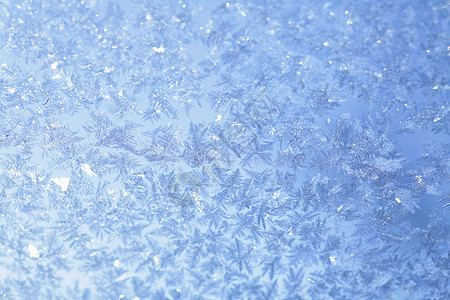 夜晚蓝色霜霜模式 深的 雪花 冬天 框架 雪 水图片