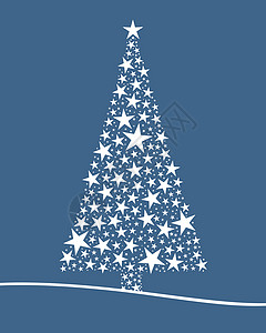 白星的圣诞树 寒冷的 十二月 雪 蓝色的 季节 火花 球图片