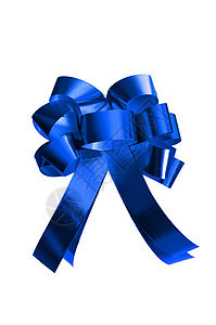 蓝弓 蓝色的 情人节 假期 节日 白色的 礼物背景图片