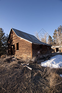 旧谷仓或小屋 假期 小木屋 松树 舱 木材 建筑学图片