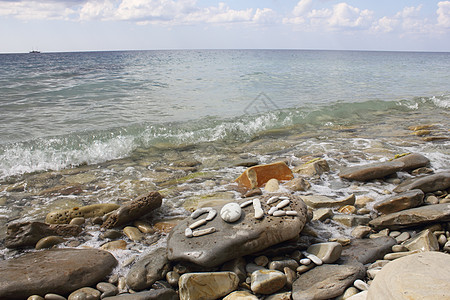 2012年在石海沿岸 自然 旅游 海滨 海岸线 日历图片