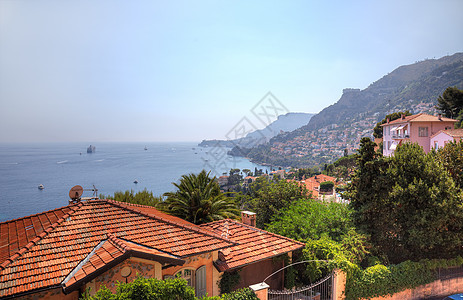 Cap Martin和摩纳哥夏季风景 欧洲图片