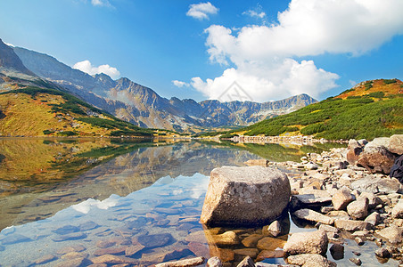 山脉地貌 树 风景 天气 草 自然 秋天 岩石图片