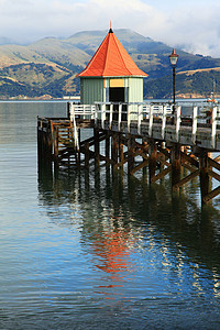 新西兰 Akaroa码头图片