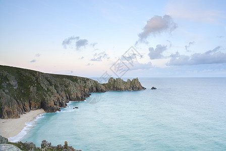 康沃尔的海滩 沿海 假期 海岸线 海滨 风景 西方 日出图片