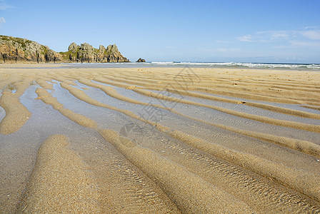 康沃尔的海滩 户外 悬崖 天气 海岸线 水图片