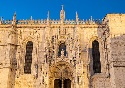 里斯本人修道院 16日 日落 历史 命令 历史性 葡萄牙 杰作图片