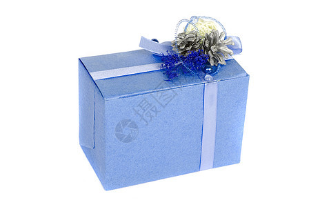 蓝色礼品盒 庆典 圣诞节 婚姻 喜悦 盒子 生日 美丽的图片
