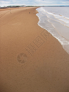 海滩 假期 拱廊 波浪 自然 布里斯托海峡高清图片