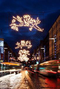 忙着圣诞街 购物 路 街道 圣诞节 交通 灯背景图片