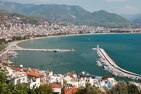 土耳其东海岸海滩度假胜地Alanya 游艇图片