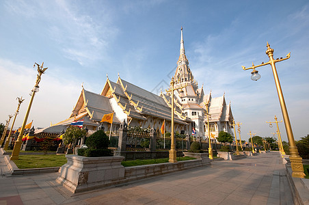 索顿瓦拉拉姆 泰国 建筑 佛 寺庙 宗教 旅游 文化图片