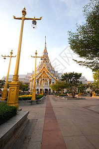 索顿瓦拉拉姆 泰国 屋顶 旅游 佛 塔 艺术图片