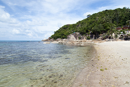 泰国Samui岛海滩 海景 太阳 旅行 季节 异国情调图片