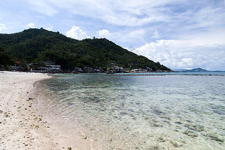 泰国Samui岛海滩 太阳 季节 闲暇 天堂 异国情调图片