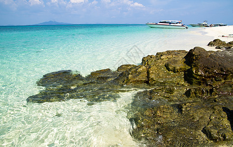海岛和岛屿海 泰国 甲米 水 船 异国情调 海滩 美丽的图片