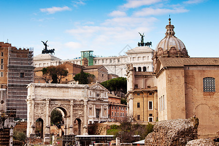 罗马的罗马废墟 意大利 文化 意大利语 大教堂 美丽 帝国 旅行图片