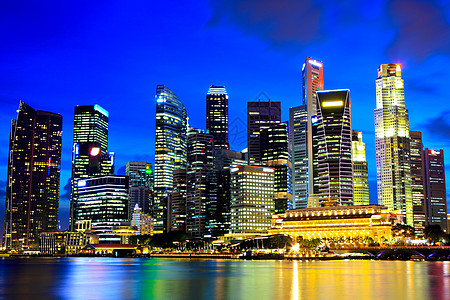 新加坡天线 城市 东南 河边 高的 天空图片